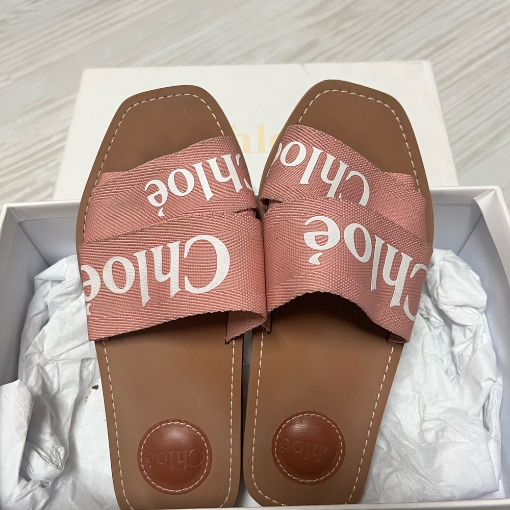 Pink Slide Sandals